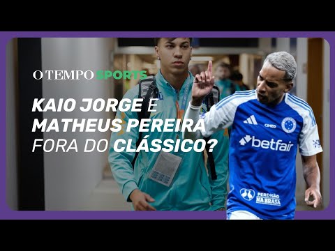 Kaio Jorge tem lesão e é cortado da seleção; Matheus Pereira deixa treino do Cruzeiro